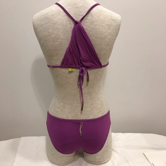 Amulette purple triangle bikini. Size L. NWT - Picture 5 of 15